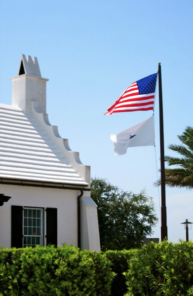 Alys Beach American Flag